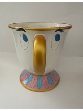 Disney Beauty & the Beast Chip Teacup Mug Figurine 4" Ceramic Official Licensed
